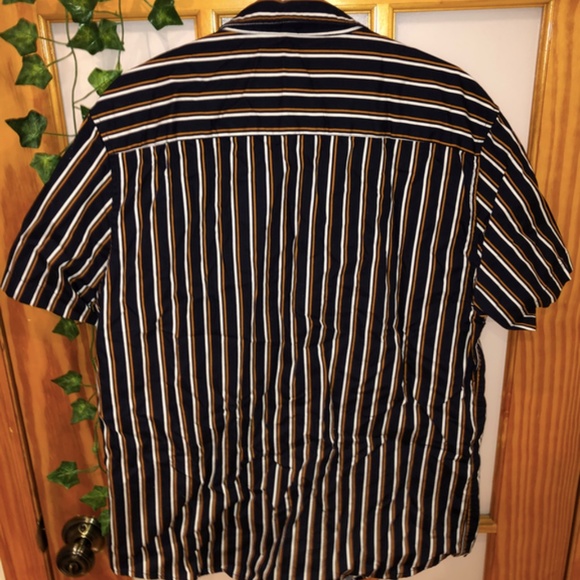 Striped Short Sleeved Button Down - Picture 3 of 3
